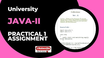 tybsc java-II practical assignment 1 programs with solutions 2023 || university practical exam 2023