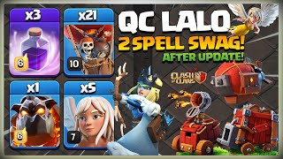 After Update! Th14 QC LaLo | Th14 Queen WALK Lavaloon | Best TH14 Attack Strategy | Clash of Clans