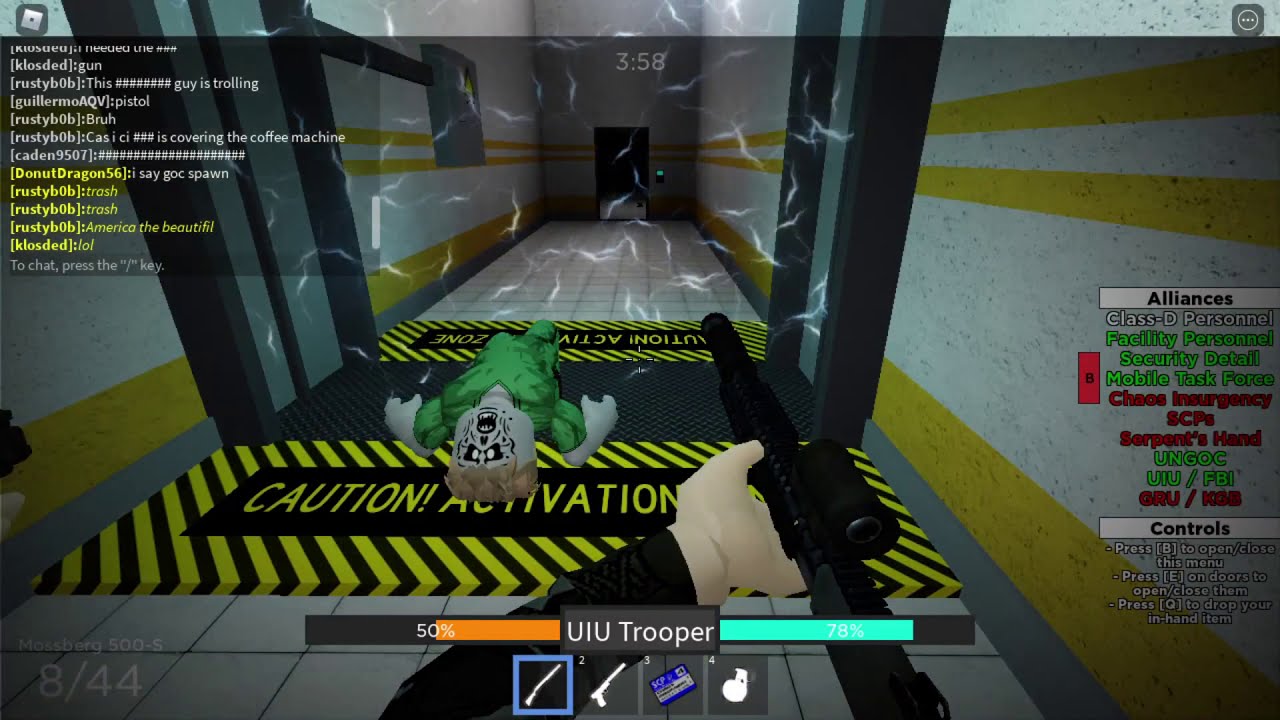 SCP rBreach Gameplay | Playing as MTF and then UIU. - YouTube