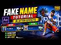 Fake Name Tutorial In After Effect | Pubg Mobile | Gondal SB Edits