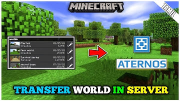 How to Upload Your Minecraft World in Aternos Server In Tamil | Uploads Own World on Aternos Server