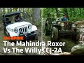 Offroad comparison mahindra roxor vs 1948 willys cj2a jeep