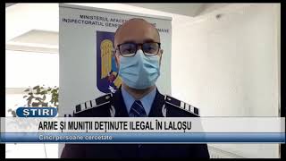 ARME SI MUNITII DETINUTE ILEGAL IN LALOSU