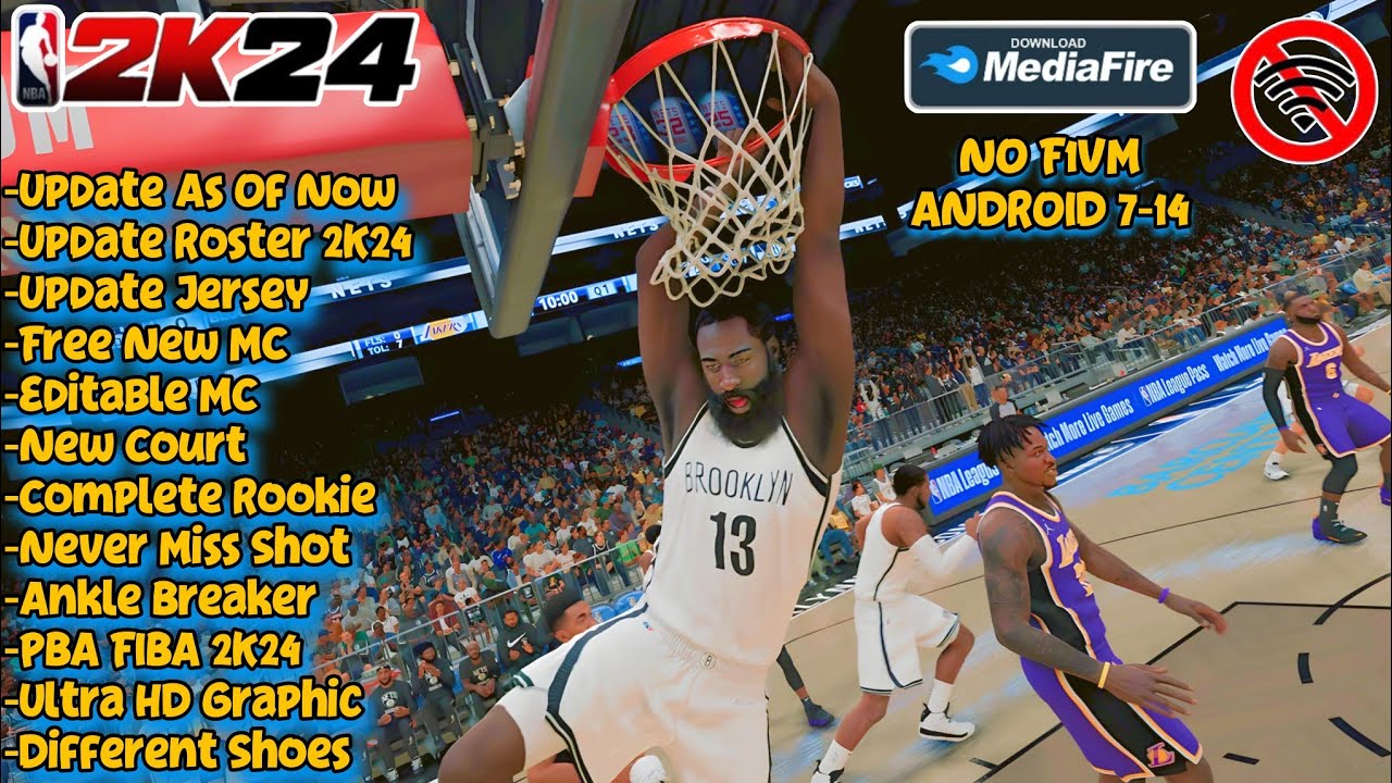 NBA 2K20 UPDATE ROSTER 2K24 ANDROID Offline No Password No F1vm