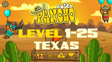 Amigo Pancho TEXAS Walkthrough Levels 1- 25 (iOS, Android)