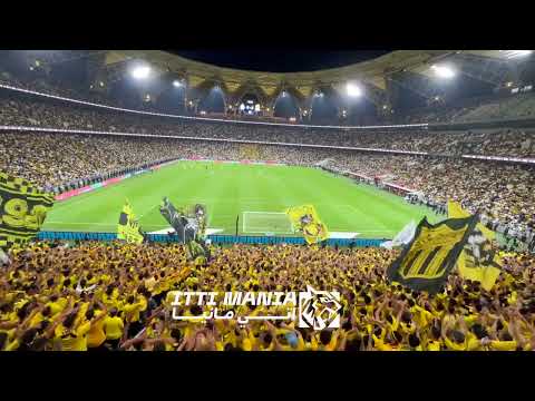 جنون وطرب جماهير الاتحاد وتيفو AURA امام النصر Ittihad Fans Agnist Al Nasser AURA TIFO 