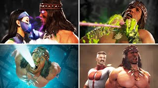 Mortal Kombat 1 - All Fatalities On Conan The Barbarian