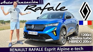 Prueba Renault RAFALE esprit Alpine ETech 2024 review . El SUVCoupe tope de gama de Renault.