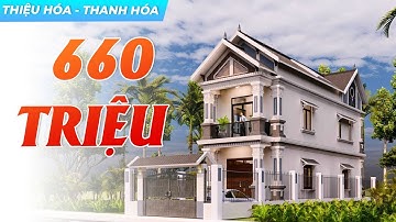 Mẫu Biệt Thự 2 Tầng Mái Thái 660 TRIỆU Khiến Vạn Người Mê Tại Huyện Thiệu Hóa Tỉnh Thanh Hóa