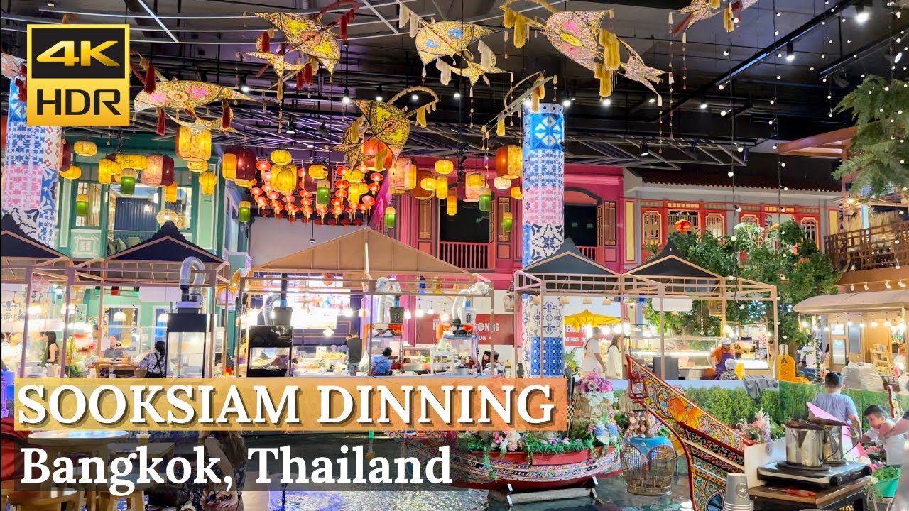 BANGKOK] ICONSIAM Incredible Thai Street Foods At Sook Siam Dining Zone