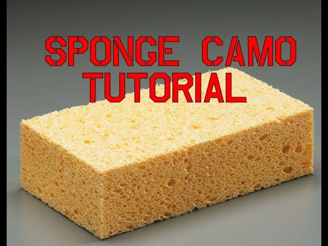 Dish Sponge Painting Technique