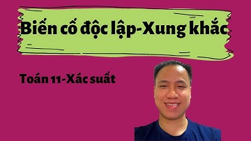 Biến cố độc lập-Xung khắc -Xác suất -Toán 11 | Thầy Lê Hùng Dũng