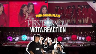 LIVE REACTION PENGUMUMAN THE FIRST SNOW JKT48