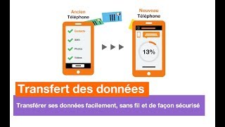 Transfert des données Orange - Applications Android et iOS - Orange