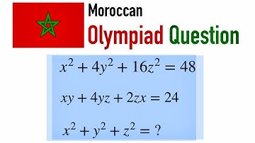Moroccan mathematical Olympiad Question | Olympiad question | find the value of x^2 + y^2 + z^2 #imo