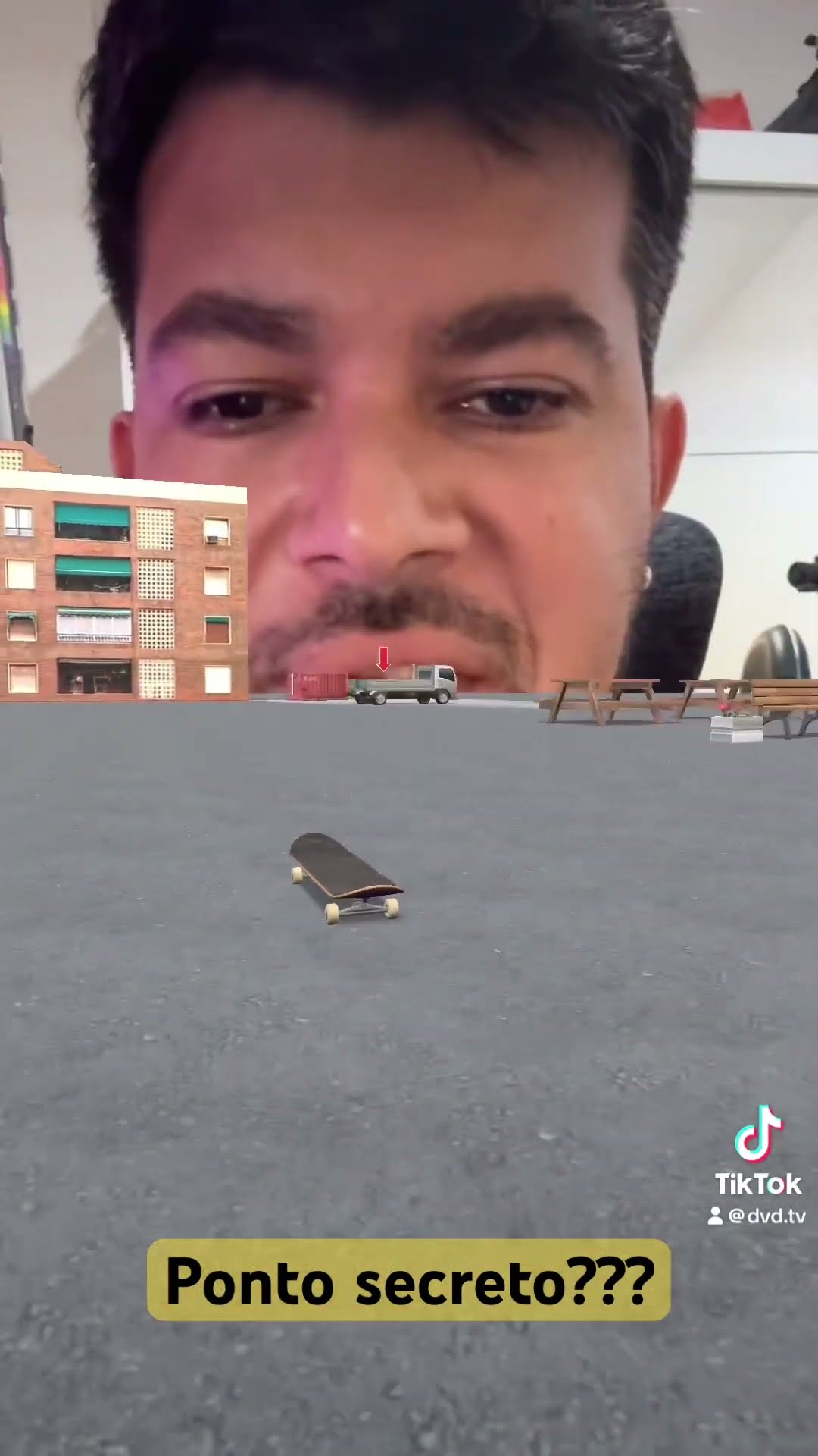 Como mandar aquela manobra no skate? Kkkk #crazyparking #games #gaming