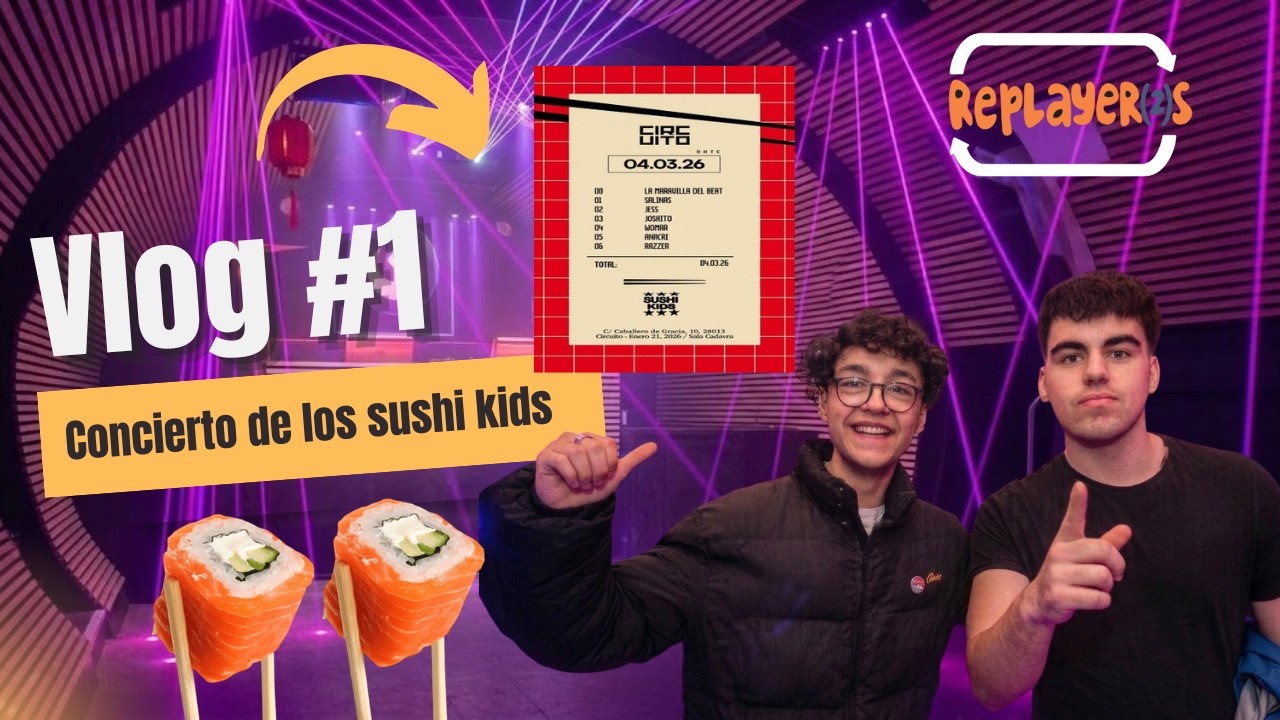 NUESTRO PRIMER VLOG VAMOS AL CONCIERTO DE LOS SUSHI KIDSS |VLOG#1