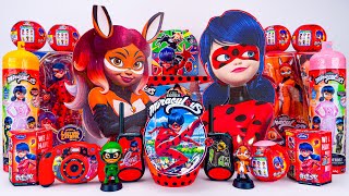 Miraculous Ladybug Toys Collection ASMR Unboxing Review | Mystery Ladybug \u0026 Rena Rouge Boxes