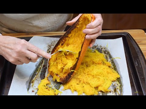 Roasted Spaghetti Squash - YouTube