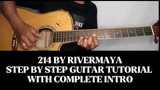 214 BY RIVERMAYA STEP BY STEP GUITAR TUTORIAL WITH COMPLETE INTRO BY PARENG MIKE