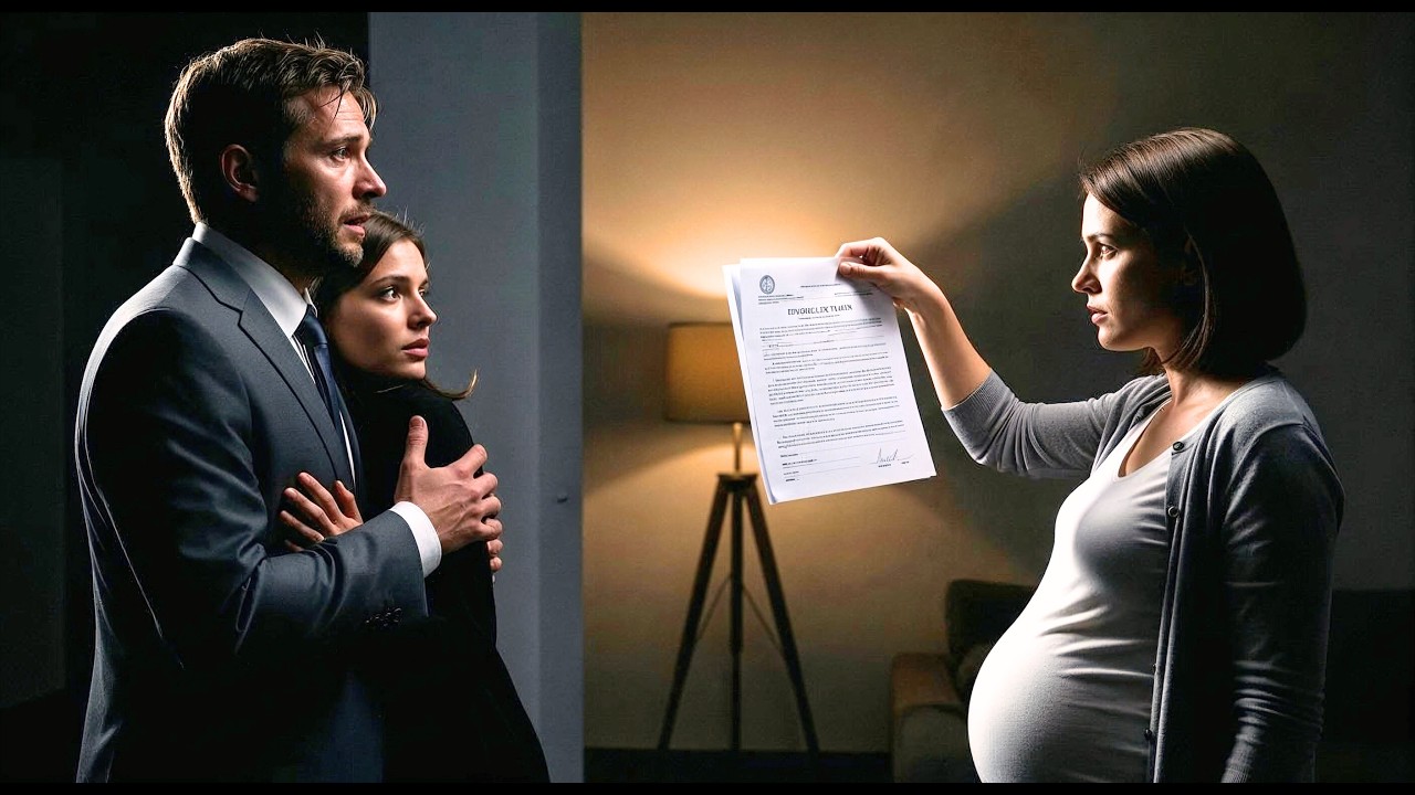 He Hid His Mistress in the Shadows — But His Pregnant Wife’s Divorce Papers Brought the Truth to