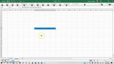 How to Highlight cells and Create Borders by using Keyboard Shortcuts. #Excel 2016 #Excel
