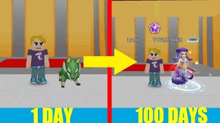 I Survived 100 Days In Trainer Arena | Blockman Go | FurtherXT screenshot 4
