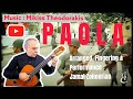 "PAOLA" by Mikis Theodorakis Classical Guitar by Jamal Zohourian