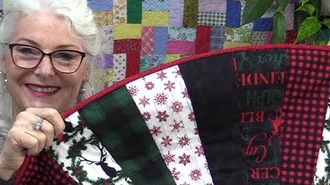 How to Bind a Round Quilt Inside and Outside Sides