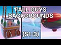 Backgrounds of fall guys levels s1s3