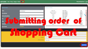 Asp.net Core 7 Web Application Part 30. Posting Order Summary of a Shopping Cart.
