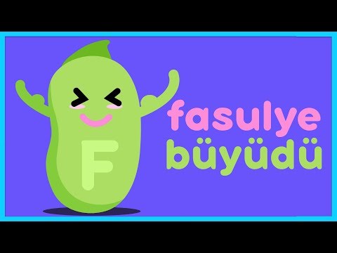 Fasülye Büyüdü - Bebekler ve Çocuklar için Eğlenceli Şarkı