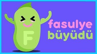 Video thumbnail of "Fasülye Büyüdü - Bebekler ve Çocuklar için Eğlenceli Şarkı"