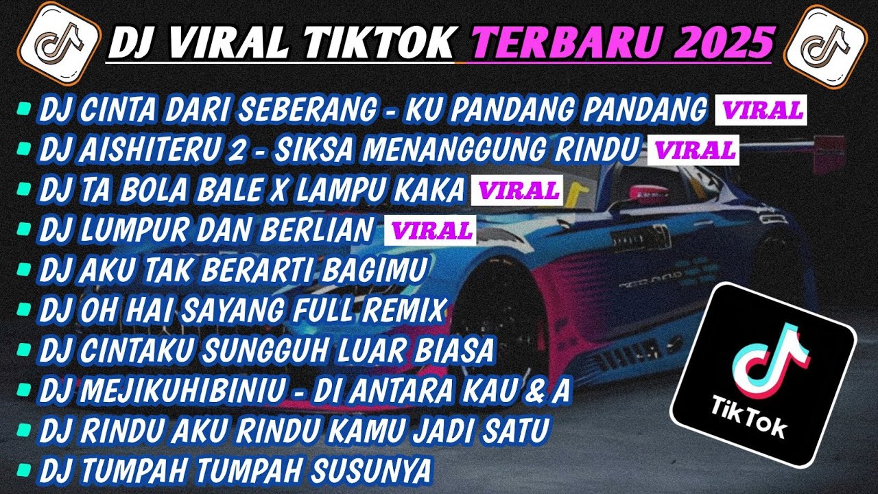DJ TIKTOK TERBARU 2025-🎵DJ CINTA DARI SEBERANG - KU PANDANG PANDANG🎵DJ AISHITERU 2 FULL ALBUM