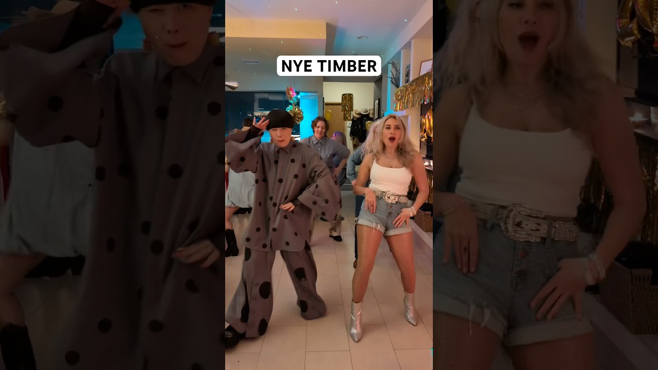 NYE when you’re w/ theater kids 😂Former cheerleader + musical theater people = impromptu line dance