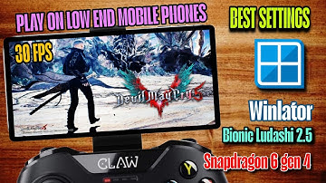 Devil May Cry 5 (Dmc 5) on Mobile Winlator Bionic Ludashi 2.5 | Realme P3 Snapdragon 6 gen 4