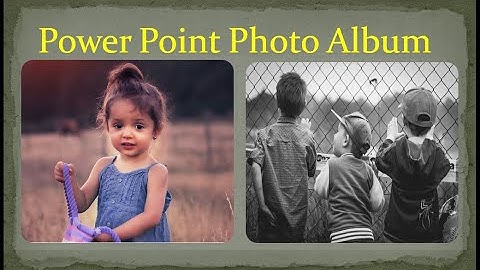 How to make Photo Album in Power Point 2007 | PowerPoint Tutorials |
