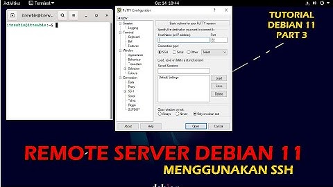 CARA INSTALL DAN KONFIGURASI OPEN SSH SERVER PADA DEBIAN 11 || REMOTE DEBIAN 11 MENGGUNAKAN SSH #3