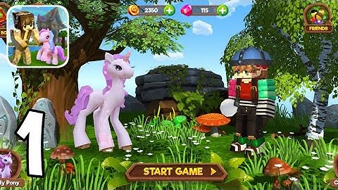 Pony World Craft - Gameplay Walkthrough Part 1 (Android/iOs)