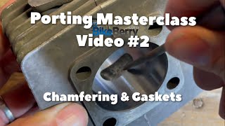 Porting Video #2 - Chamfering Port Edges & Matching Gaskets | BikeBerry