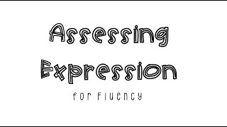 Assessing Expression