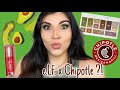 NEW CHIPOTLE MAKEUP?! | E.L.F. x Chipotle Makeup Collection REVIEW &amp; FIRST IMPRESSIONS