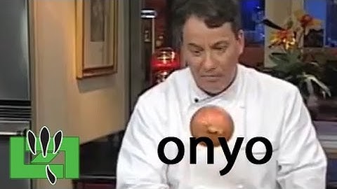 how to dice an onyo