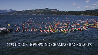 2023 Gorge Downwind Champs Race Starts