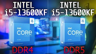 i5-13600K (DDR4) vs i5-13600K (DDR5)