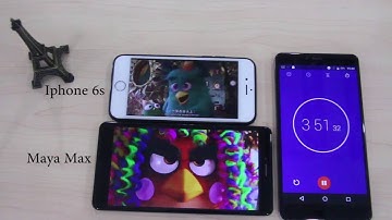 Bluboo Maya Max and Iphone 6s Power Consumption Test