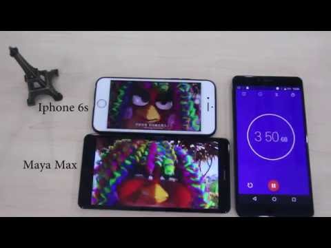 Bluboo Maya Max and Iphone 6s Power Consumption Test