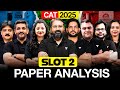 CAT 2025 SLOT 2 PAPER ANALYSIS || LIVE Detailed Analysis with Memory Based Questions ⚡️