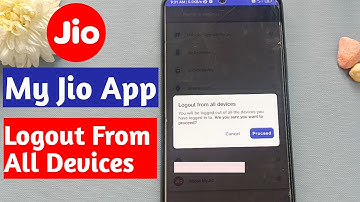 how to logout my jio account from other devices | my jio account logout other devices