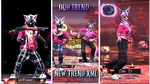 New Trend XML | Free Fire XML | Free Fire Viral XML File | Niyo Marco  💥